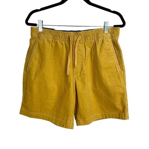 New Vineyard Vines Men's Gold High Rise Pull On Corduroy Jetty Shorts Size S - Picture 1 of 7